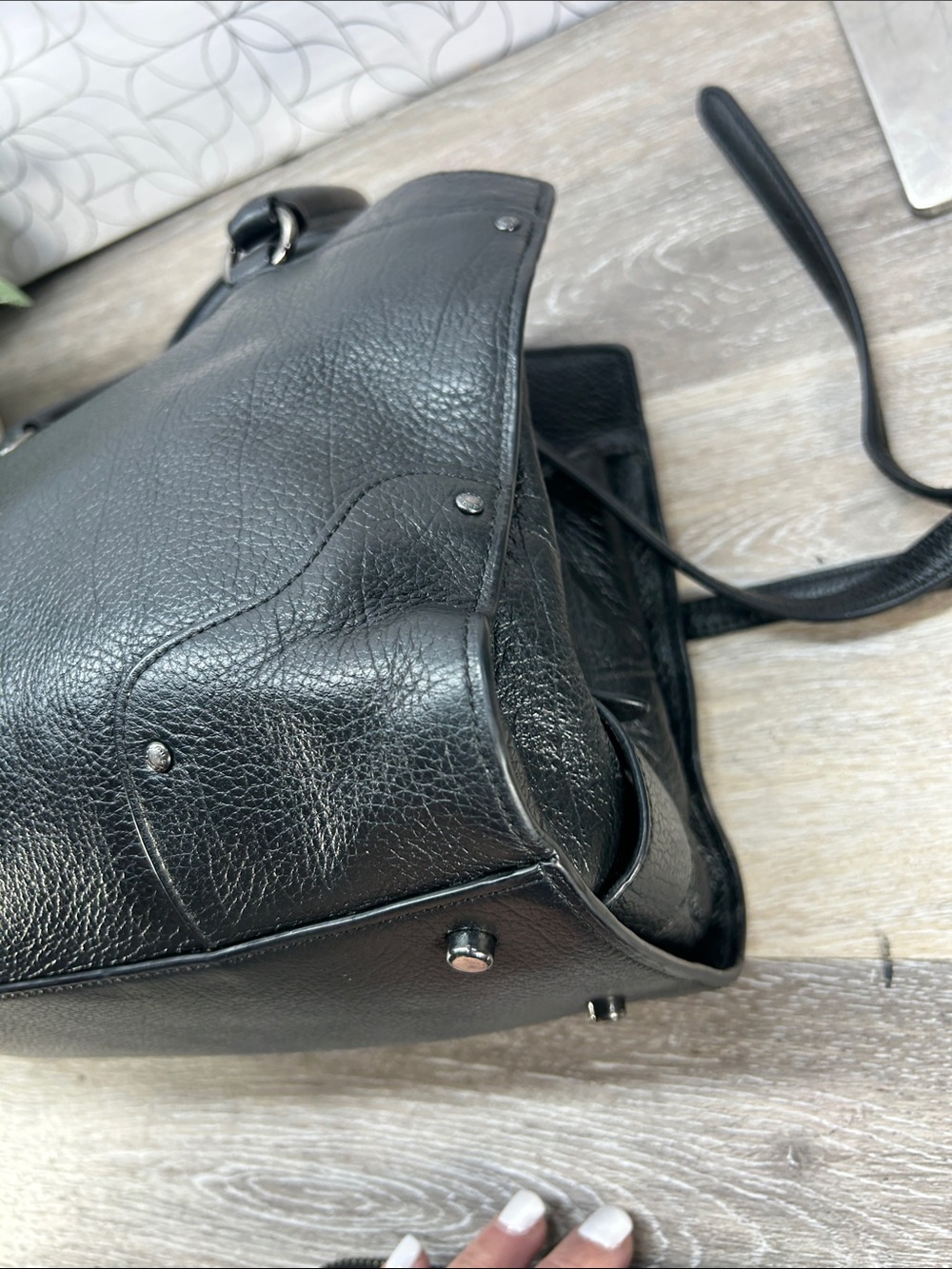 1674 Coach Mercer 30 Satchel in black leather & wallet set 271791674 - Picture 11 of 15